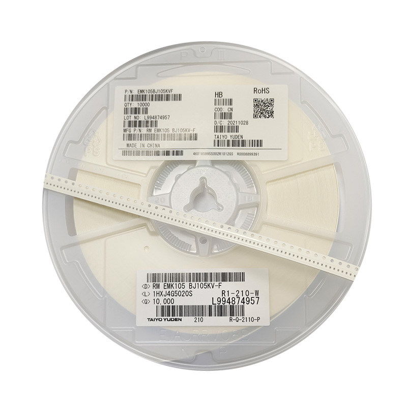 Cap Ceramic 1uF 16V X5R SMD 0402 MLCC EMK105BJ105KV-F